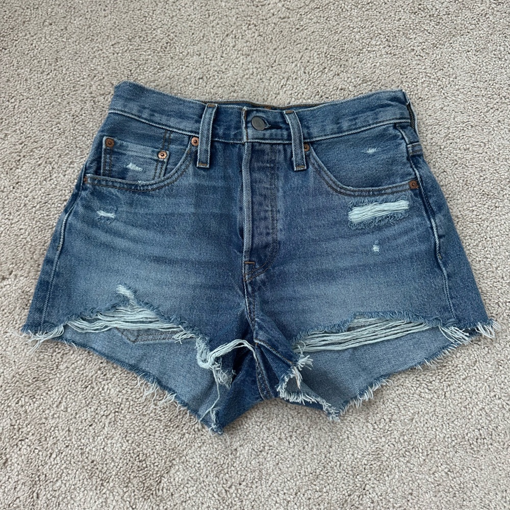 Levi's Blue Jean Shorts for Women